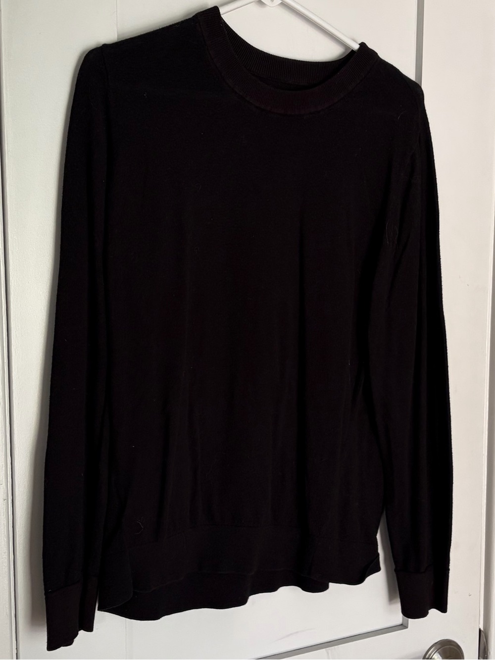 8. Size Small LULULEMON Black Classic Crewneck Sweater